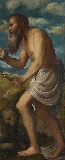 Saint Jerome, Girolamo Romanino